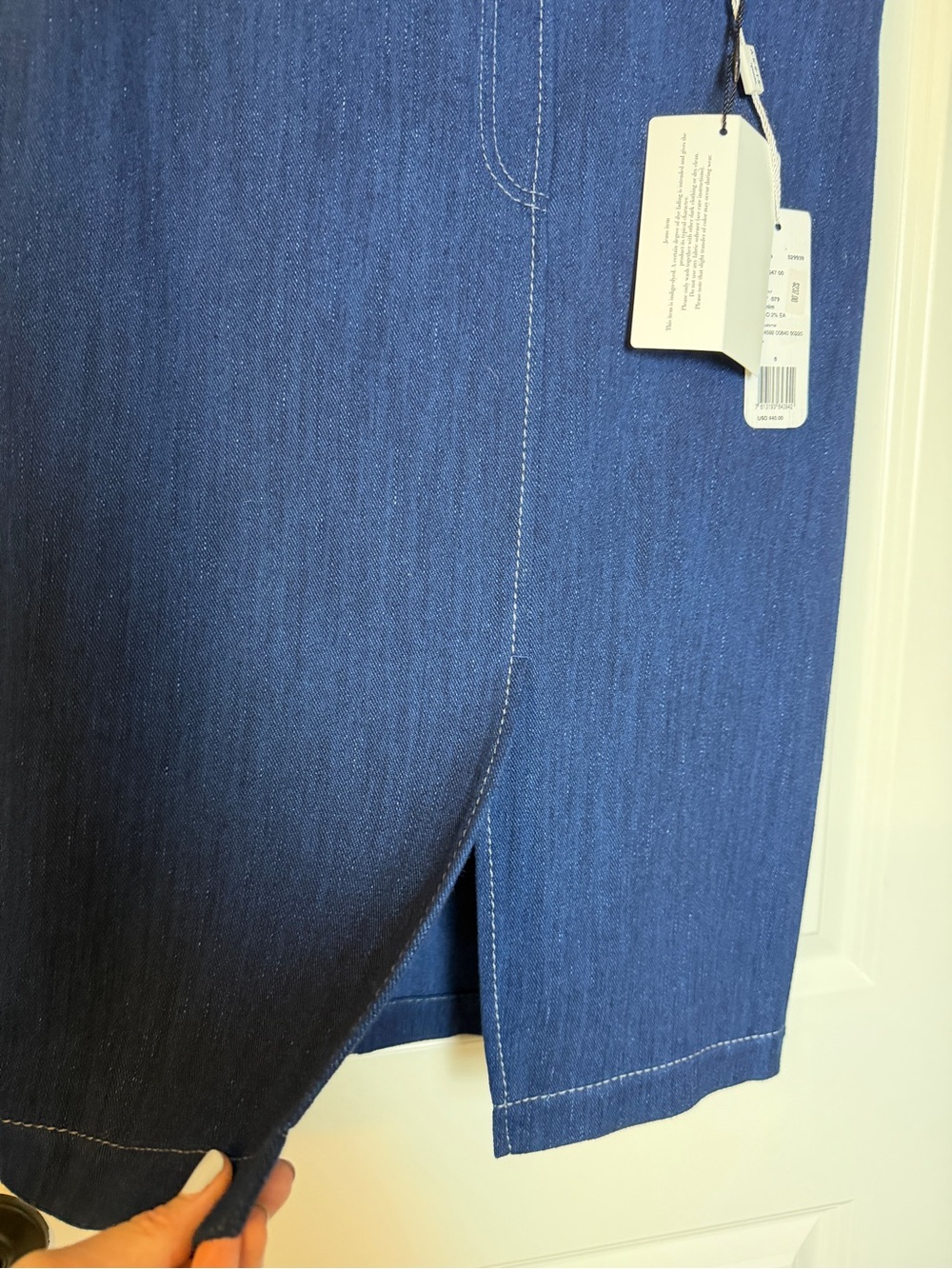 NWT Akris Punto Denim Mini Skirt - Picture 5 of 5
